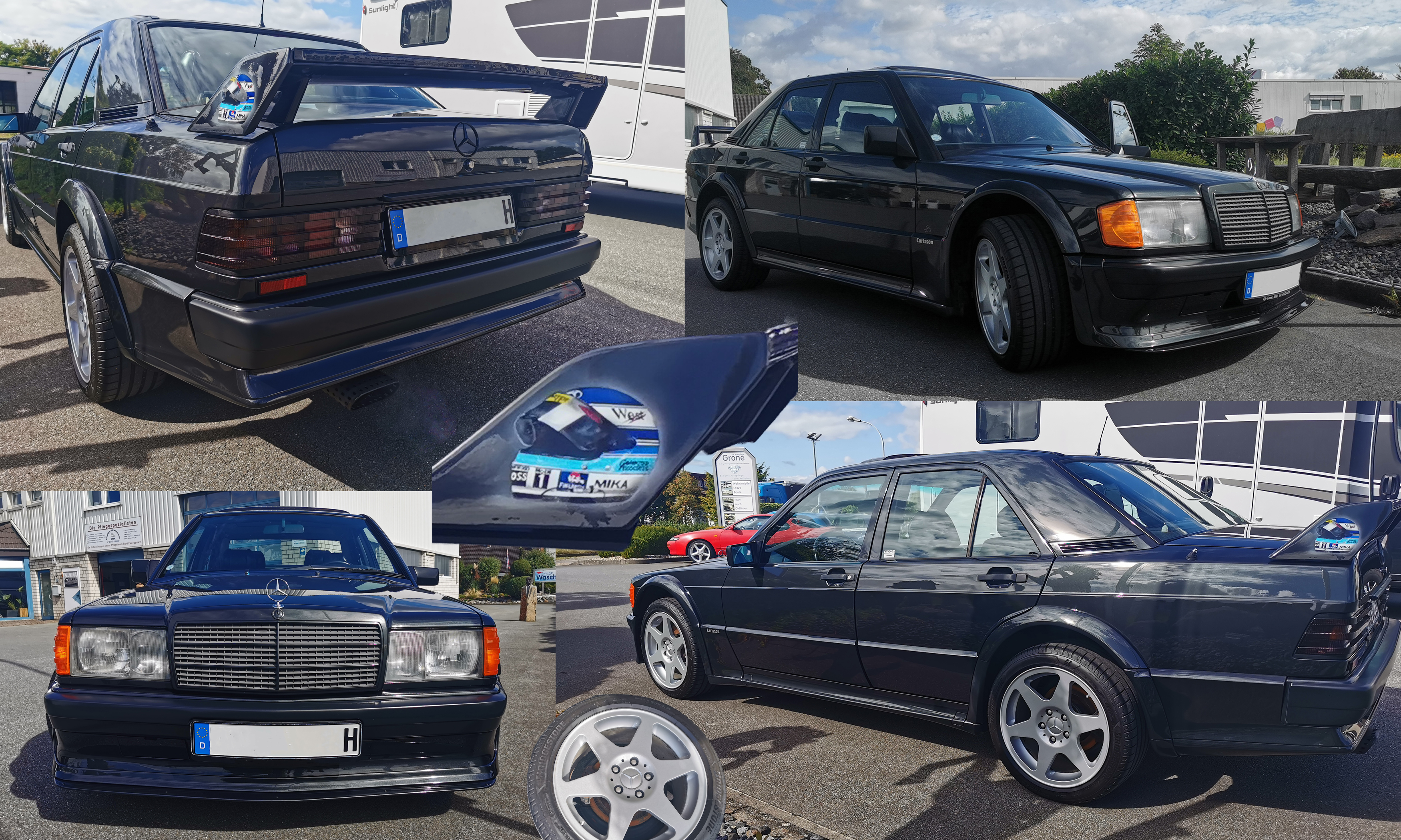 Autopflege Gr&ouml;ne - Mercedes EVO2, Lack  keramikversiegelt