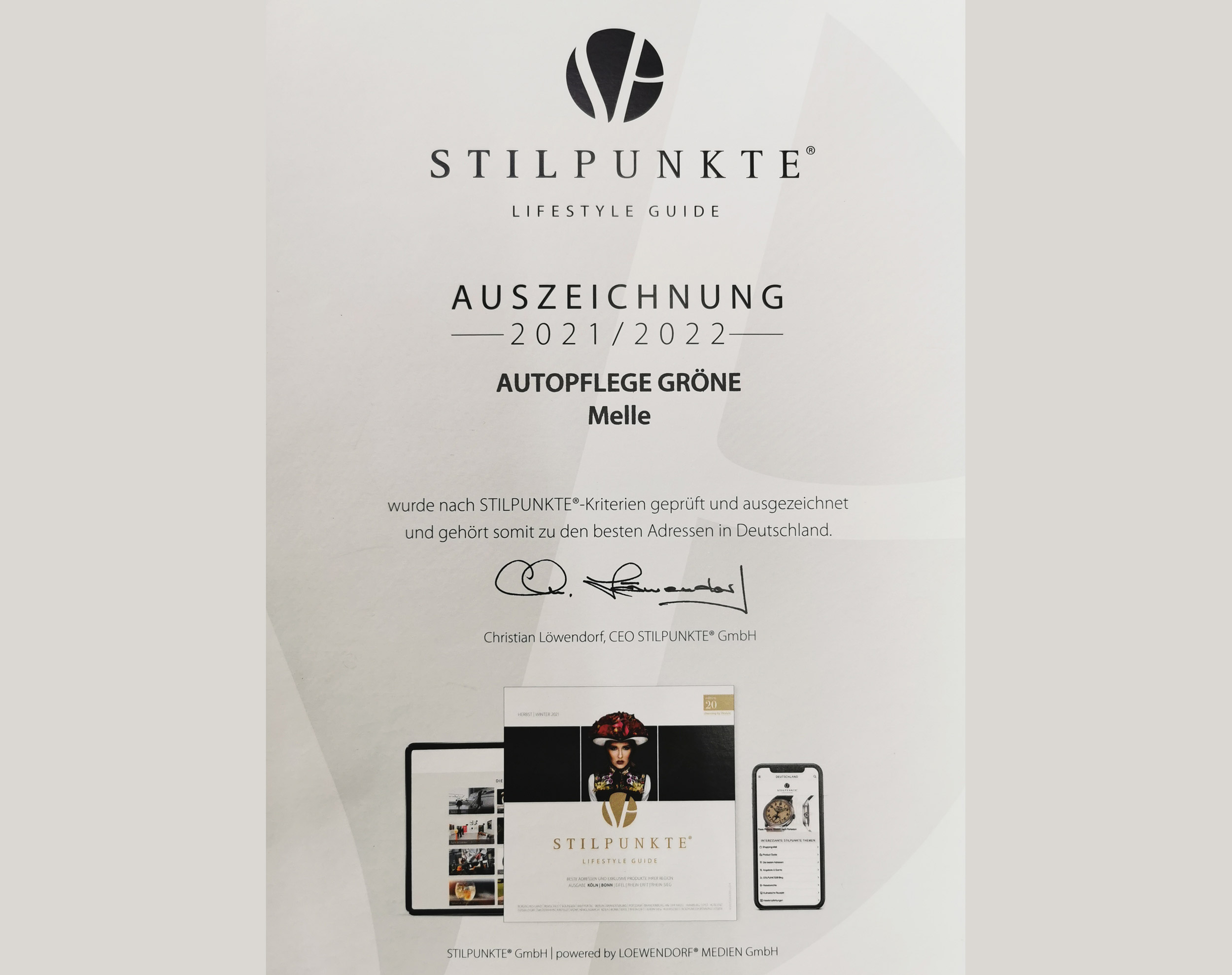 Autopflege Gr&ouml;ne